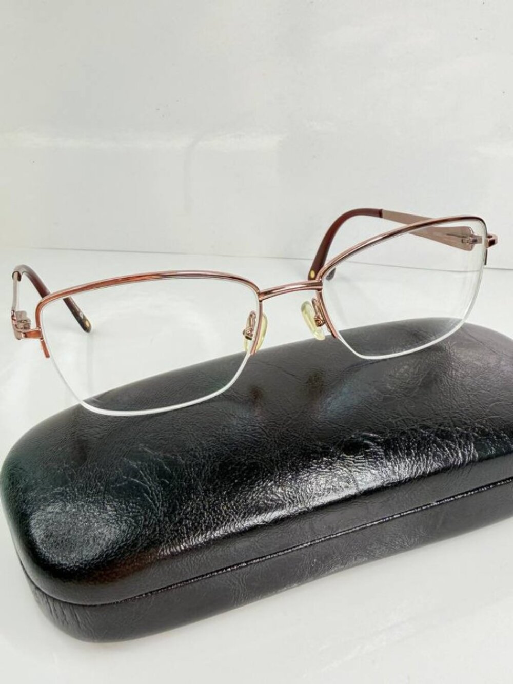 Bulova Bisbee Pink Semi-Rimless Eyeglasses – 52-17-135